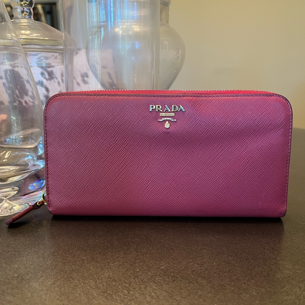 Authentic Prada Pink Wallet